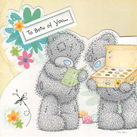 To Both of You Easter Me to You Bear Card £2.40